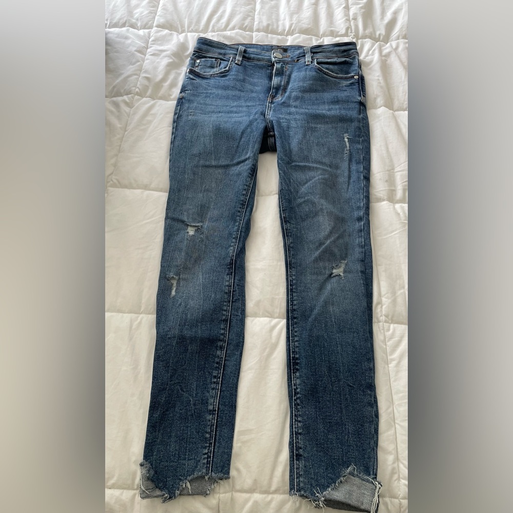 River Island Distressed Skinny Jean 12